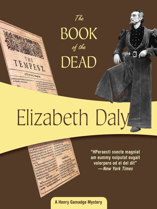 Title details for The Book of the Dead by Elizabeth Daly - Available